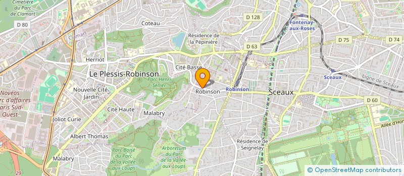 localisation de l'entreprise MADAME CLAIRE ABOULKER  LE PLESSIS-ROBINSON