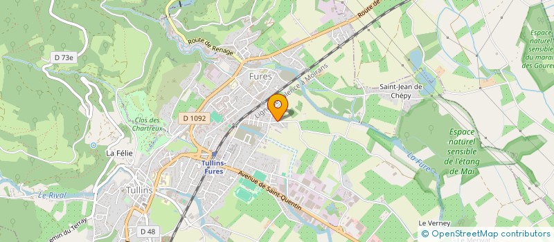 localisation de l'entreprise MADAME CLAIRE ADAMSKI  TULLINS