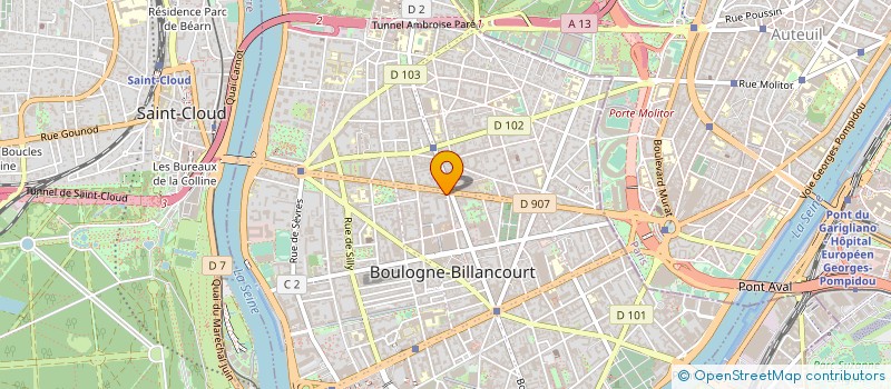 localisation de l'entreprise MADAME CLAIRE AGOPIAN à BOULOGNE-BILLANCOURT