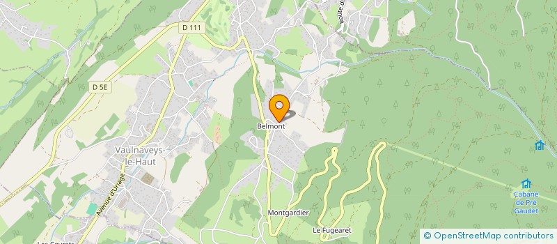 localisation de l'entreprise MADAME CLAIRE ALBERT à VAULNAVEYS-LE-HAUT