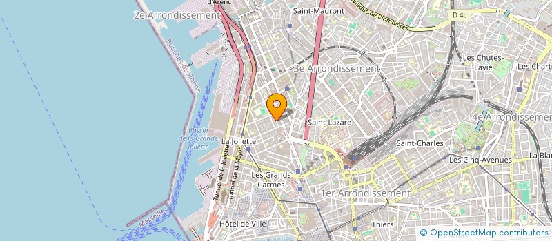 localisation de l'entreprise MADAME CLAIRE ALEXANDRA MASSON à MARSEILLE