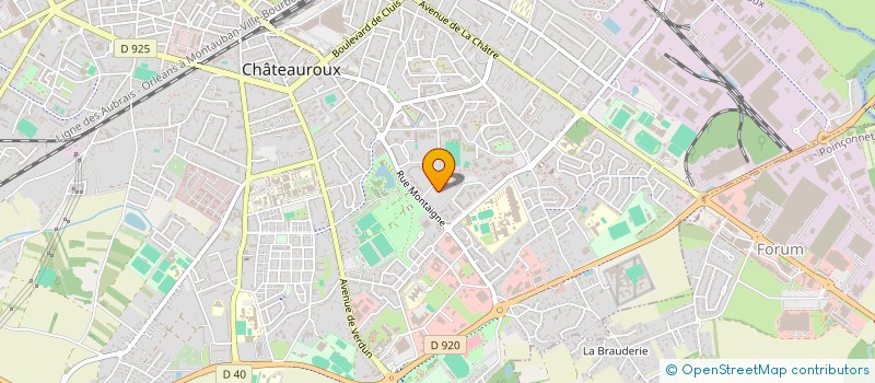 localisation de l'entreprise MADAME CLAIRE ALEXANDRE à CHATEAUROUX