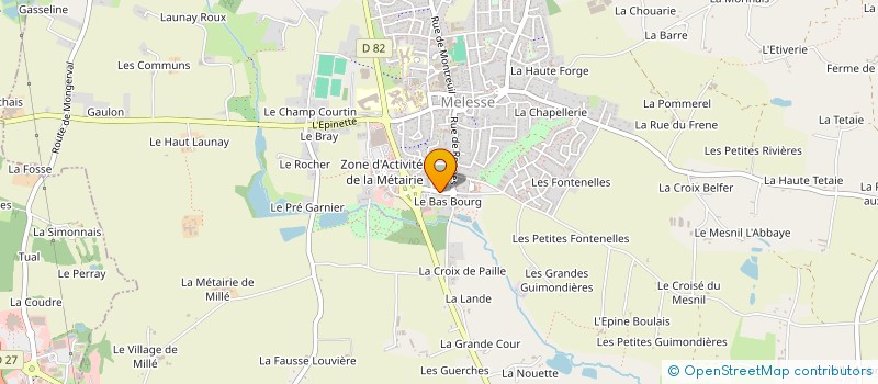 localisation de l'entreprise MADAME CLAIRE ALLAIN  MELESSE