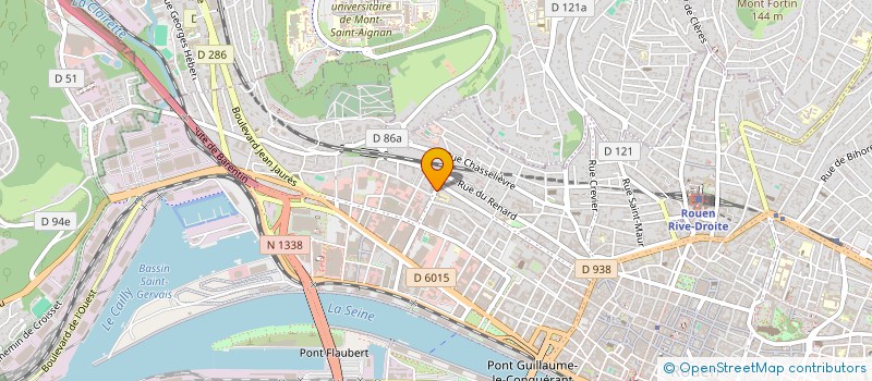 localisation de l'entreprise MADAME CLAIRE ALLAIN  ROUEN