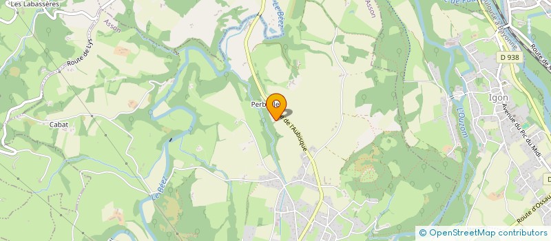 localisation de l'entreprise MADAME CLAIRE ALMERAS  ASSON