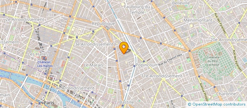 localisation de l'entreprise MADAME CLAIRE ALTEMIR  PARIS