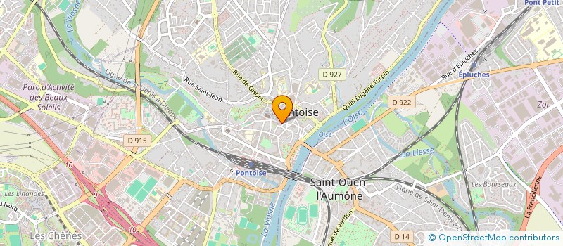 localisation de l'entreprise MADAME CLAIRE ALVAREZ  PONTOISE