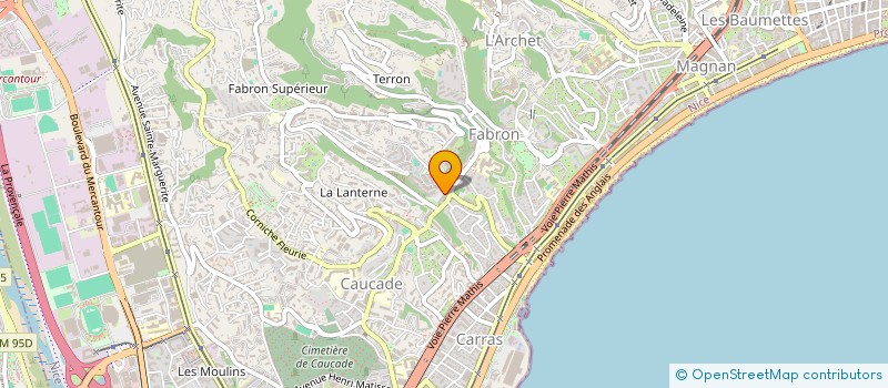 localisation de l'entreprise MADAME CLAIRE ALZIARI-SANTINI à NICE