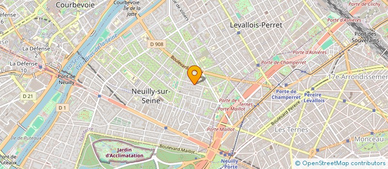 localisation de l'entreprise MADAME CLAIRE AMY à NEUILLY-SUR-SEINE