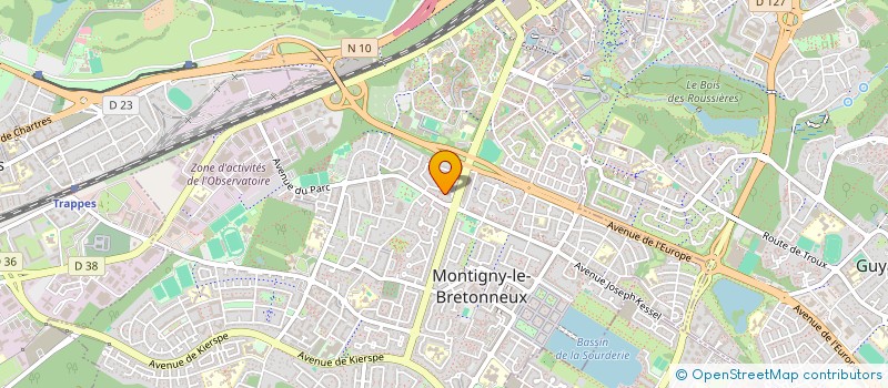 localisation de l'entreprise MADAME CLAIRE ANDRE à MONTIGNY-LE-BRETONNEUX