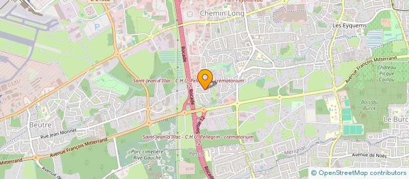 localisation de l'entreprise MADAME CLAIRE-ANNE BERTRAIS  MERIGNAC