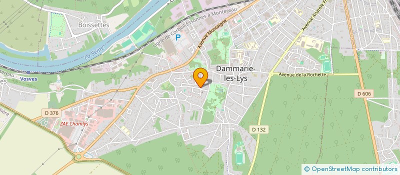 localisation de l'entreprise MADAME CLAIRE ANNIE MICHARD  DAMMARIE-LES-LYS