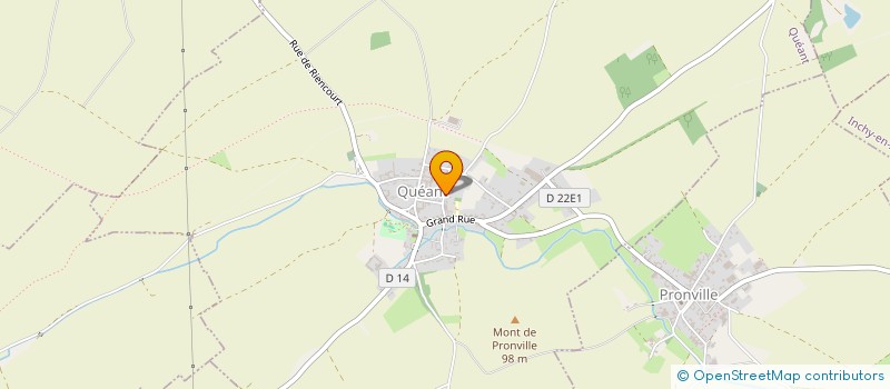 localisation de l'entreprise MADAME CLAIRE ANSART  QUEANT