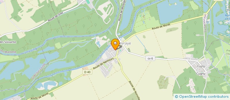 localisation de l'entreprise MADAME CLAIRE ANTOINE  LA GENEVRAYE