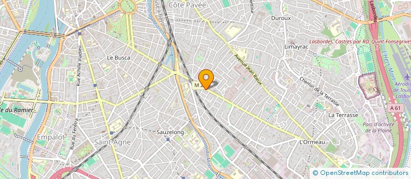 localisation de l'entreprise MADAME CLAIRE ARANGUREN  TOULOUSE