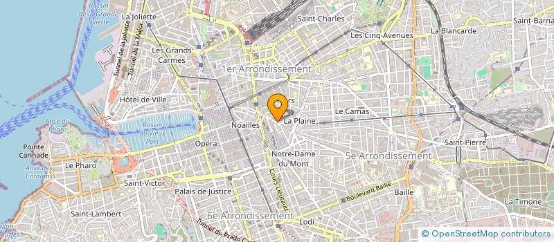 localisation de l'entreprise MADAME CLAIRE ARBUE à MARSEILLE