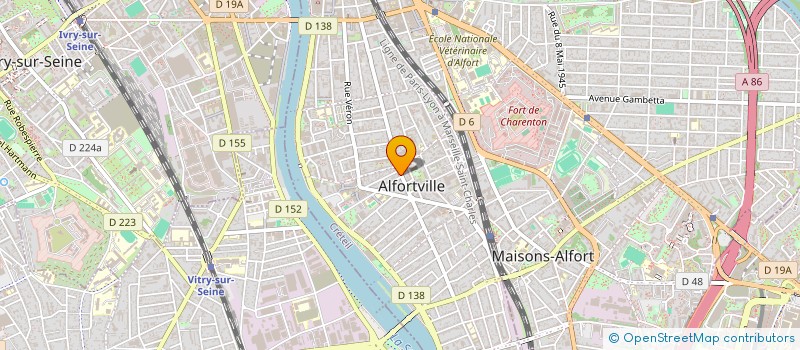localisation de l'entreprise MADAME CLAIRE ARENTS à ALFORTVILLE