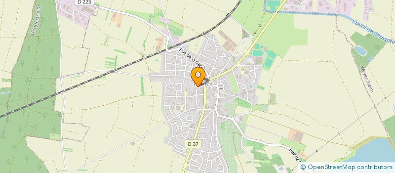 localisation de l'entreprise MADAME CLAIRE ARLEN  LA WANTZENAU