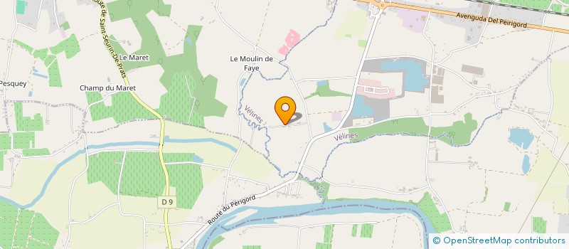 localisation de l'entreprise MADAME CLAIRE ARNAL à VELINES
