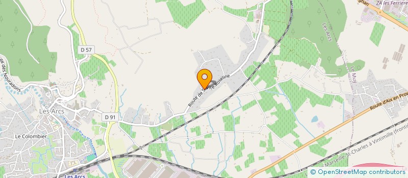 localisation de l'entreprise MADAME CLAIRE ARNAUD  LES ARCS