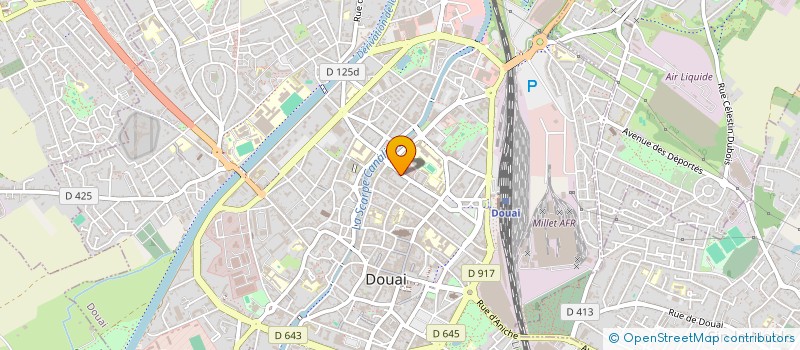 localisation de l'entreprise MADAME CLAIRE ARNAUD à DOUAI