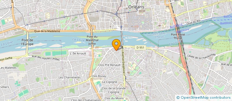 localisation de l'entreprise MADAME CLAIRE ARTAUD  ORLEANS