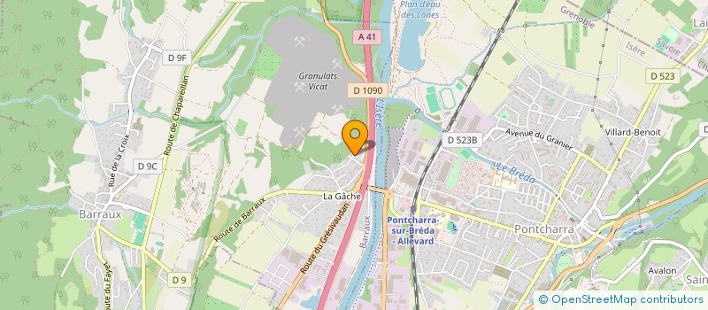 localisation de l'entreprise MADAME CLAIRE ARTIGLIA  BARRAUX