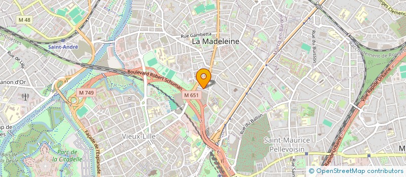 localisation de l'entreprise MADAME CLAIRE ASSELIN DE WILLIENCOURT à LA MADELEINE