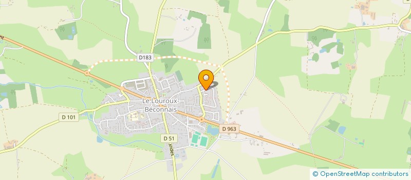 localisation de l'entreprise MADAME CLAIRE ASTIE  VAL D'ERDRE-AUXENCE