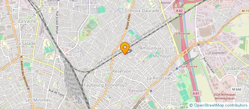 localisation de l'entreprise MADAME CLAIRE ATTIA à TOULOUSE