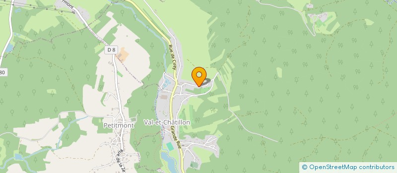 localisation de l'entreprise MADAME CLAIRE AUDOIRE  VAL-ET-CHATILLON