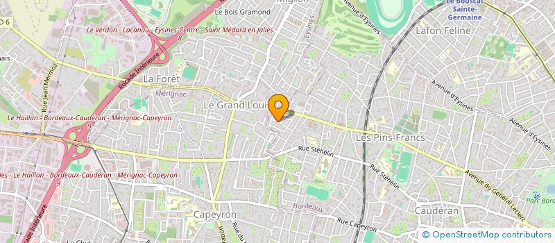 localisation de l'entreprise MADAME CLAIRE AUDREN à BORDEAUX