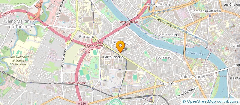 localisation de l'entreprise MADAME CLAIRE AUTHIER à TOULOUSE