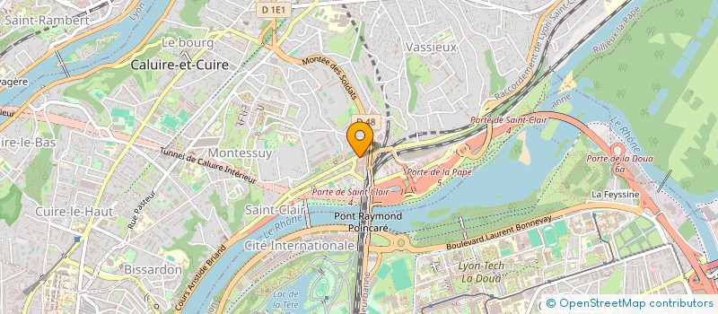 localisation de l'entreprise MADAME CLAIRE AVISSE  CALUIRE-ET-CUIRE