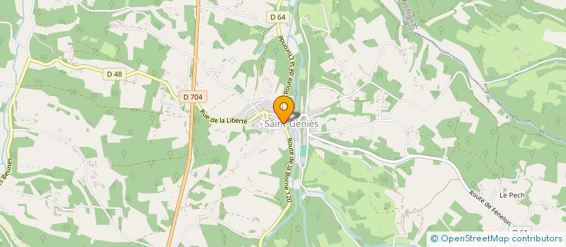 localisation de l'entreprise MADAME CLAIRE BACCHIANA  SAINT-GENIES