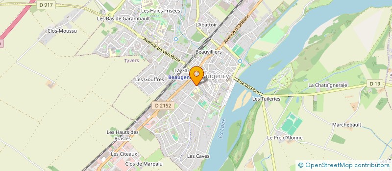 localisation de l'entreprise MADAME CLAIRE BACHELIER à BEAUGENCY
