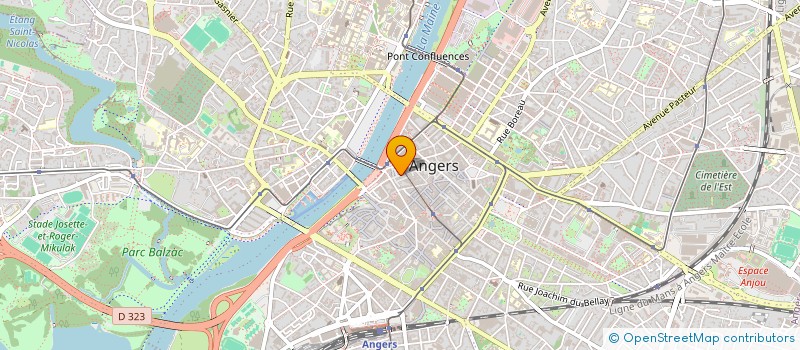 localisation de l'entreprise MADAME CLAIRE BAILLY-MONTHURY à ANGERS