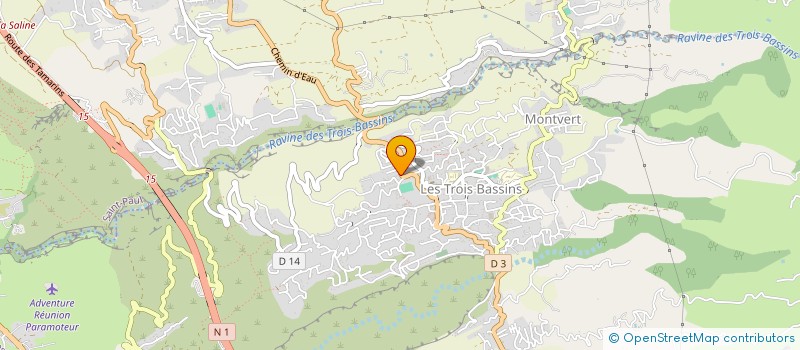 localisation de l'entreprise MADAME CLAIRE BALADA  LES TROIS-BASSINS