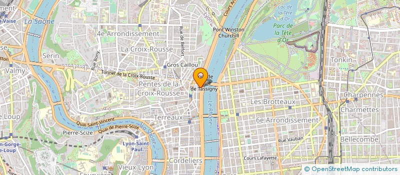 localisation de l'entreprise MADAME CLAIRE BALDAIRON à LYON