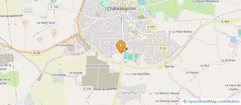 localisation de l'entreprise MADAME CLAIRE BANCTEL  CHATEAUGIRON