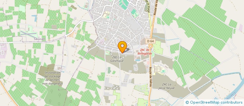 localisation de l'entreprise MADAME CLAIRE BANSARD  SERIGNAN