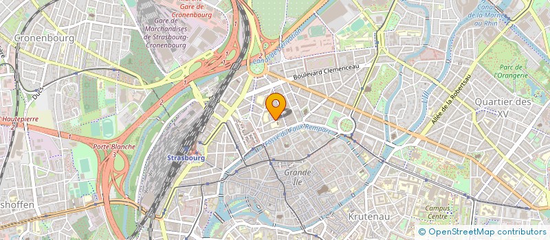 localisation de l'entreprise MADAME CLAIRE BARBEROT à STRASBOURG