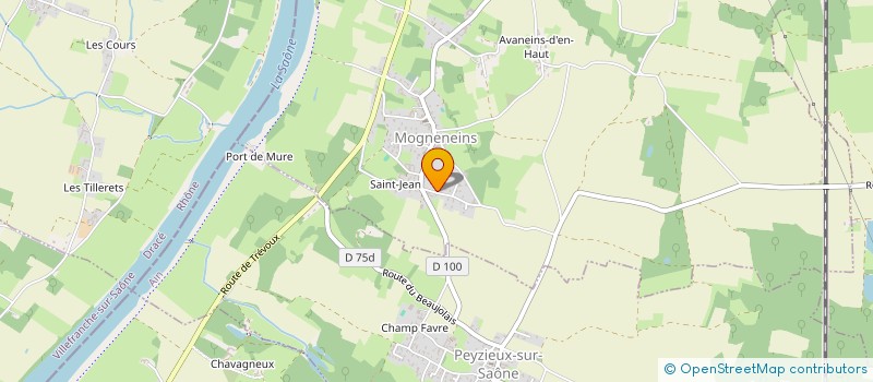 localisation de l'entreprise MADAME CLAIRE BARBIER à MOGNENEINS