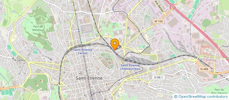 localisation de l'entreprise MADAME CLAIRE BARBIER à SAINT-ETIENNE