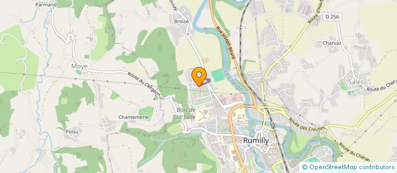 localisation de l'entreprise MADAME CLAIRE BARBIER  RUMILLY