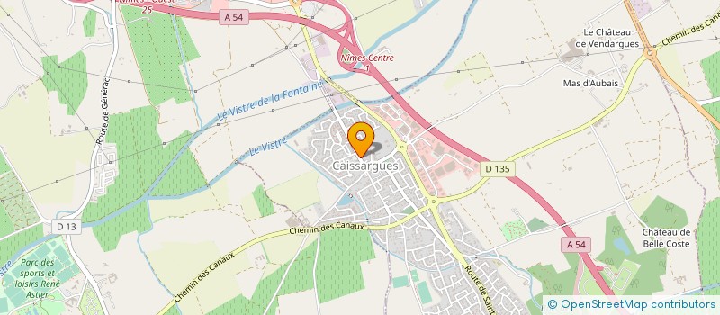 localisation de l'entreprise MADAME CLAIRE BARILLON  CAISSARGUES