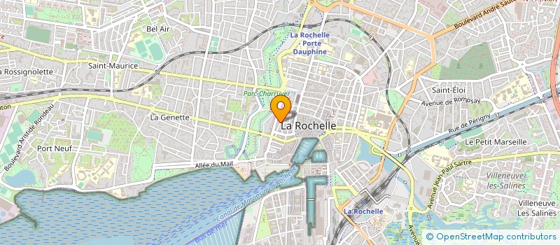 localisation de l'entreprise MADAME CLAIRE BARITEAU  LA ROCHELLE