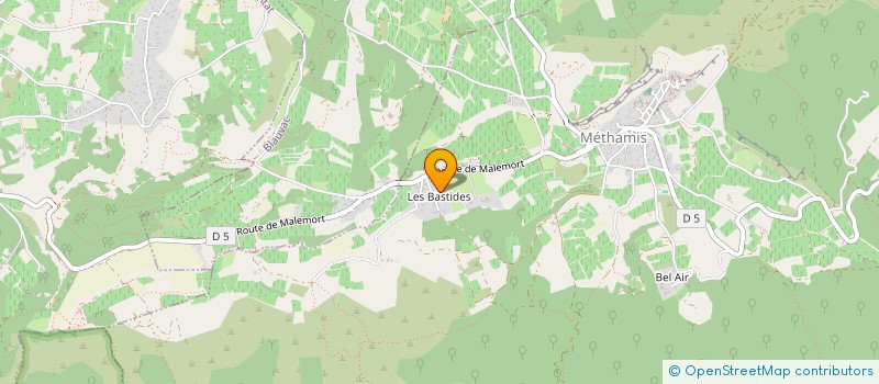 localisation de l'entreprise MADAME CLAIRE BARNAUD  METHAMIS