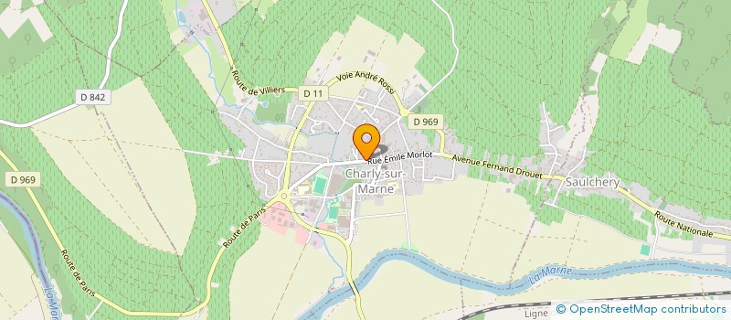 localisation de l'entreprise MADAME CLAIRE BARON à CHARLY-SUR-MARNE