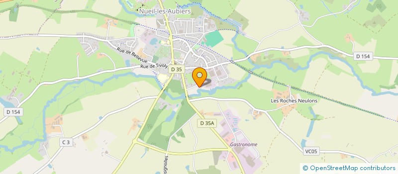 localisation de l'entreprise MADAME CLAIRE BARON  NUEIL-LES-AUBIERS